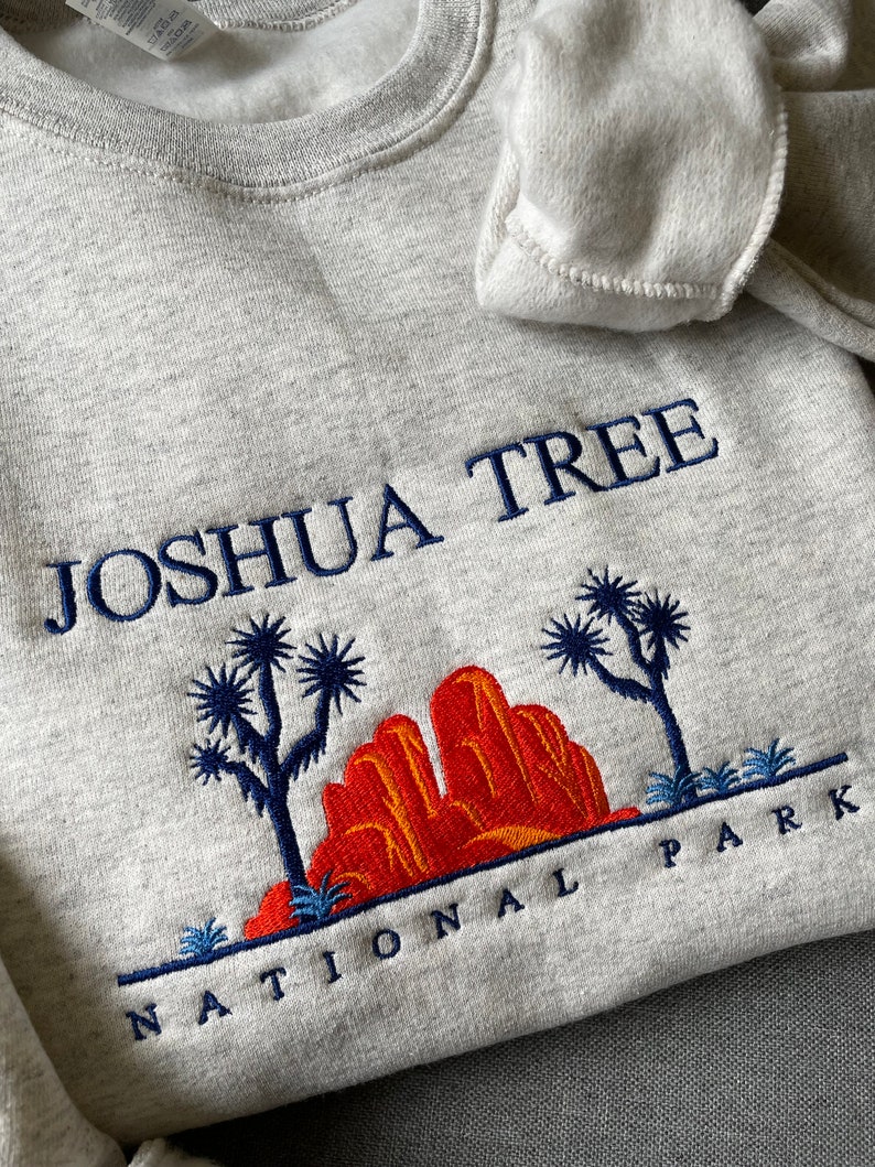 Joshua Tree National Park California State Crewneck Sweatshirt