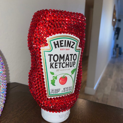 Rhinestoned Ketchup Etsy