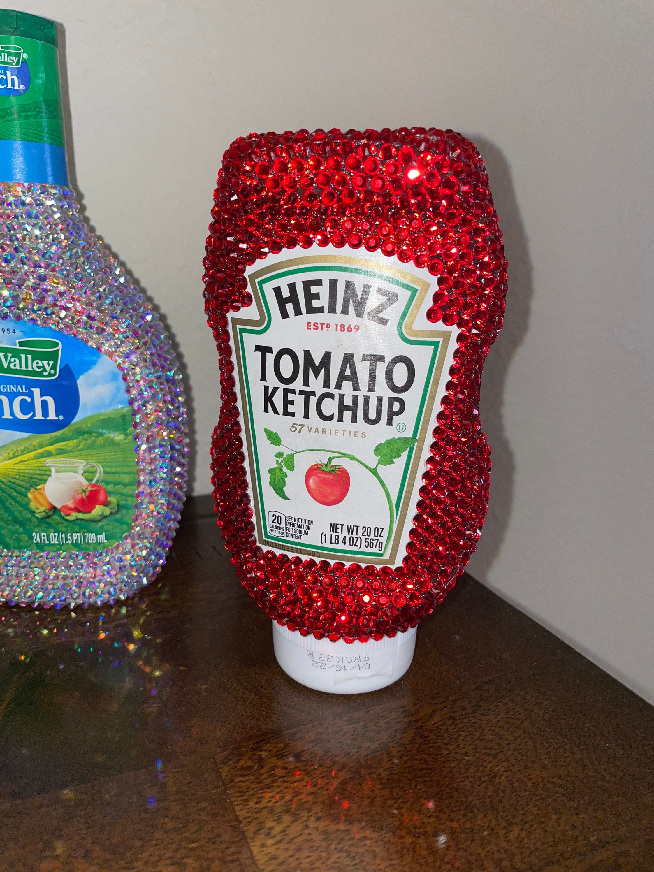 Rhinestoned Ketchup Etsy