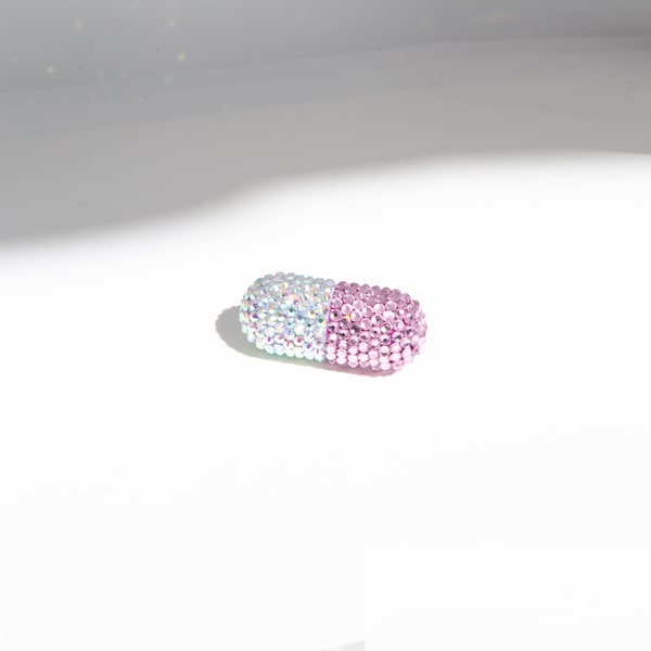 Rhinestoned Capsule Pen