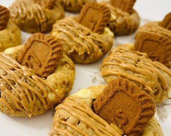 Homemade  Biscoff Stuffed Cookies – Natural Cookie Gift Box (6 pcs)