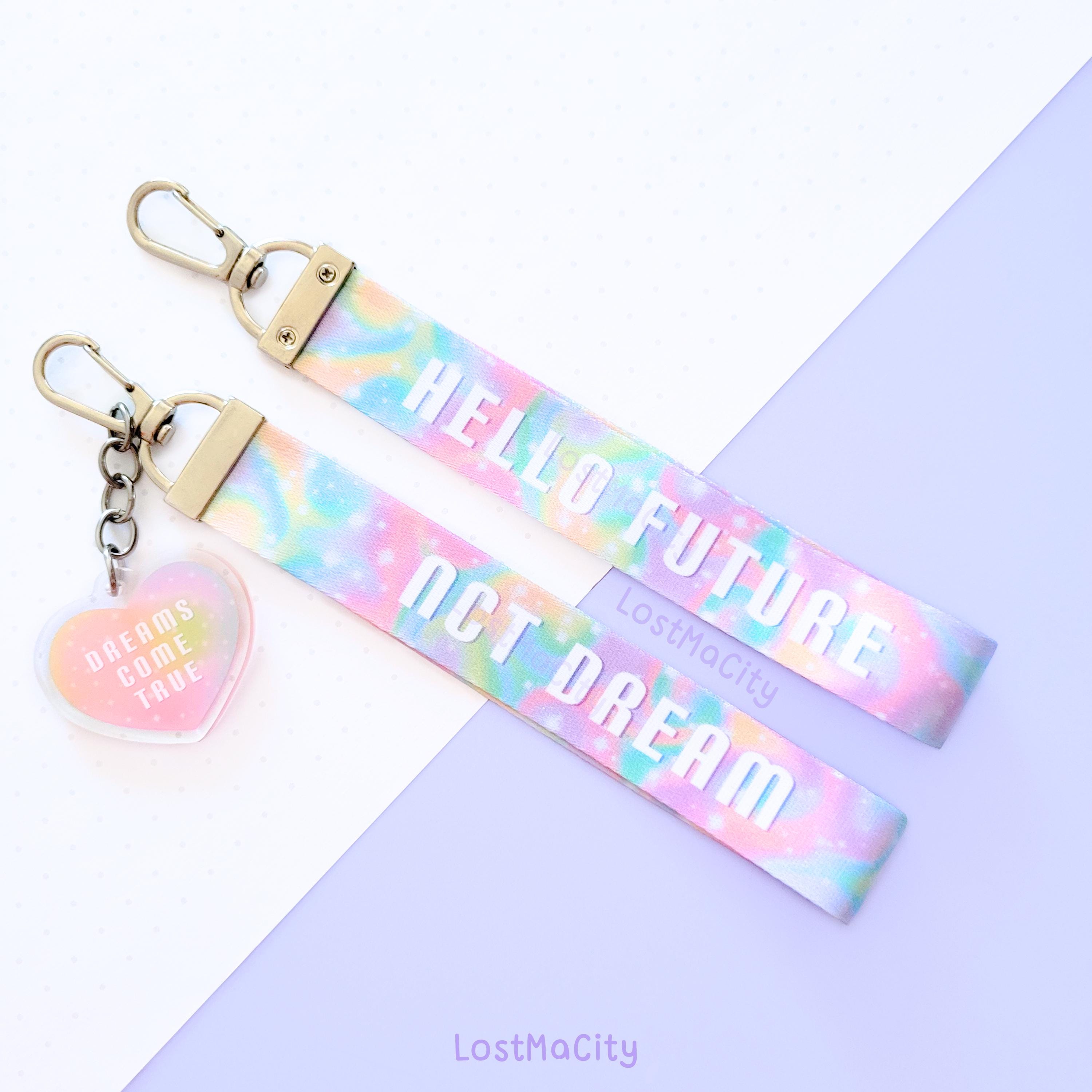 NCT DREAM Light Stick Strap K pop Keychain Nctzen Meumwonbong Nct Dream Hello Future Kpop Lanyard Wrist Strap Etsy