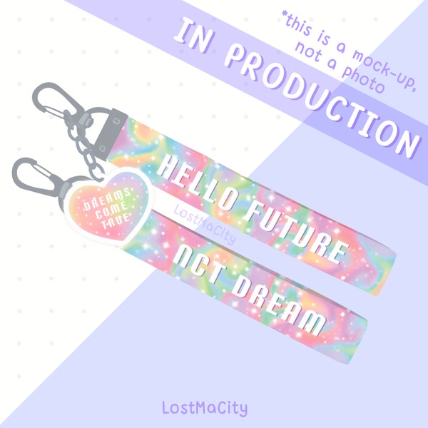 NCT DREAM Light Stick Strap PREORDER | K-Pop Keychain | NCTzen Meumwonbong  | Nct Dream Hello Future | Kpop Lanyard Wrist Strap