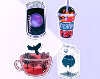 Namjoon Solo Sticker | RM | Kim Namjoon | Kpop Sticker Set | Moonchild | Forever Rain | Persona | Reflection