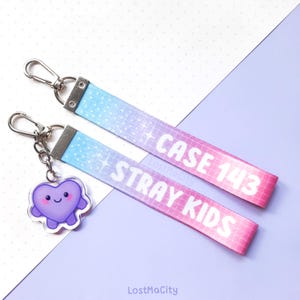 Stray Kids Lightstick Strap | Keychain | Case 143 | Maxident | SKZ Lanyard Strap | Nachimbong | Stay | Kpop Wrist Band