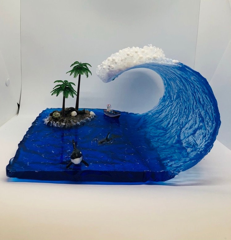 Tsunami 3d model