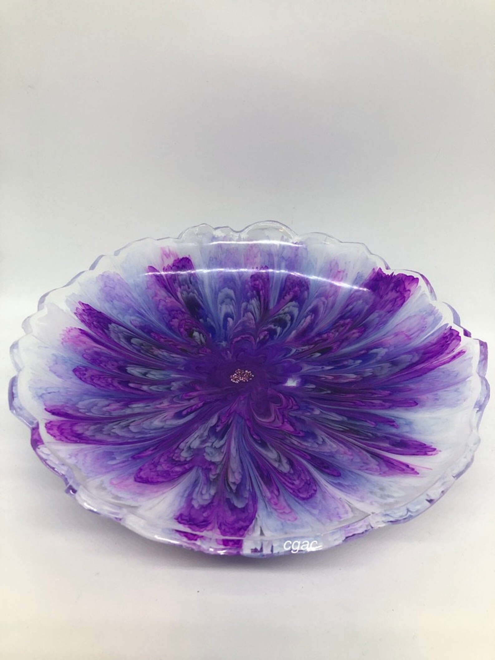 Epoxy Resin BowlResin 3D Flower BowlTable CenterpieceResin Etsy