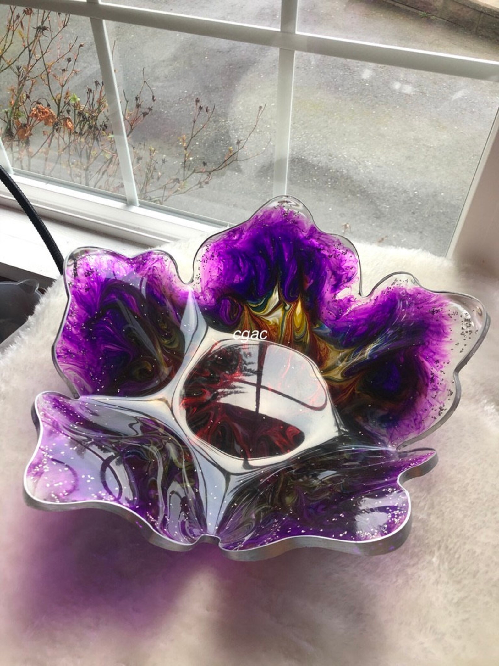 Epoxy Resin BowlResin Art3D Flower Resin BowlHome Etsy