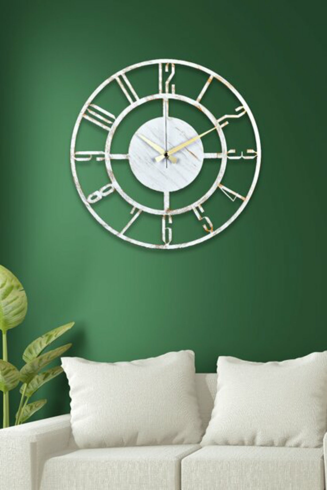 Unique Wall Clock Metal Wall Clock Large Wall Clock Large Etsy