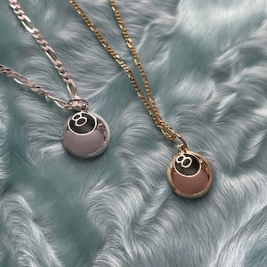 Unique 14k Yellow Gold Billiards Pool Table Pendant - Hand-Polished Detailed Charm