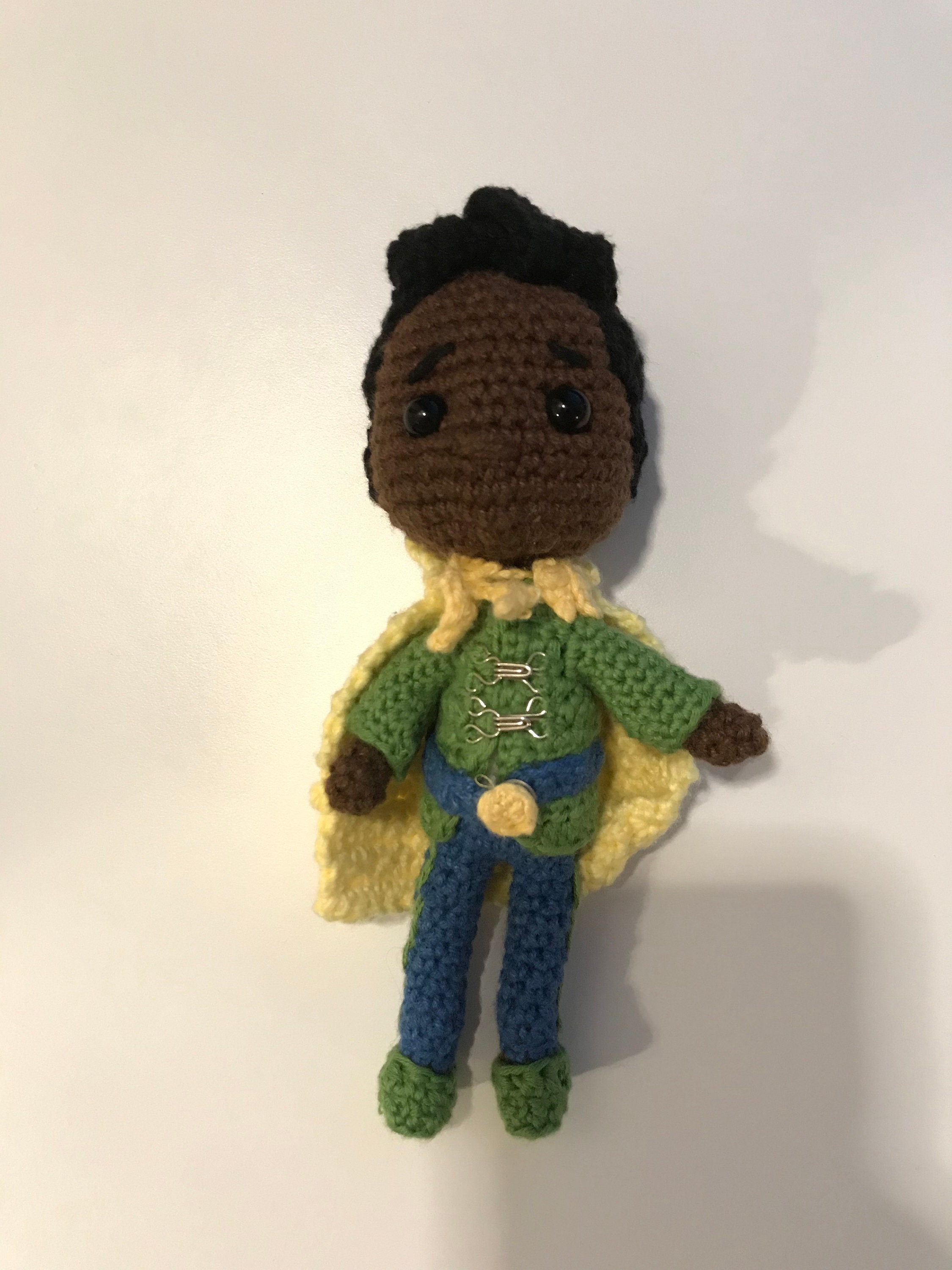 Prince Naveen Boy Doll Amigurumi Toy Crochet Doll Etsy Ireland