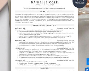 ATS-freundlicher Software-Ingenieur, Lebenslaufvorlage für Google Docs & Word