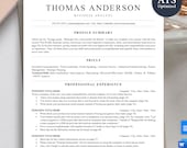 ATS Resume Template, Business Analyst, Modern Professional (Google Docs & Word)