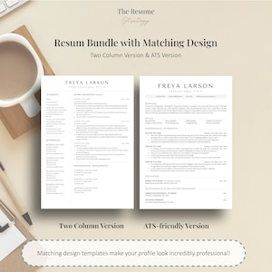 Resume Template for Google Docs, Word, Modern ATS Resume Template, executive resume template, Resume Combo, Resume Bundle