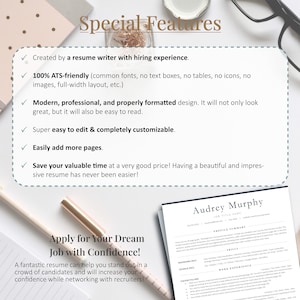 Resume for Developer, ATS Friendly Tech Resume Template Tech, IT, Computer Science Resume for Google Docs & Word, Modern, Minimalist Resume image 2