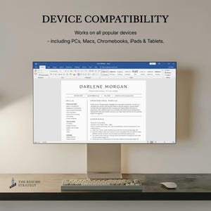Nowoczesny szablon CV dla kadry kierowniczej: minimalistyczny design (Canva, Word, Dokumenty Google) zdjęcie 9