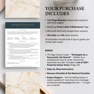 Executive Resume Template: ATS-Friendly Modern CEO Design for Word, Google Docs image 3