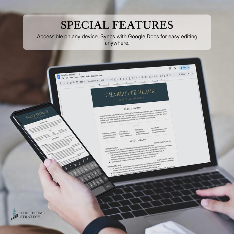 Executive Resume Template: ATS-Friendly Modern CEO Design for Word, Google Docs image 9
