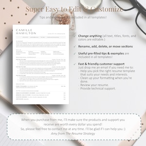 Minimalist ATS Friendly Resume Template for Google Docs & Word Clean Modern ATS Resume for HR Manager, Recruiter Resume, Simple Resume image 9