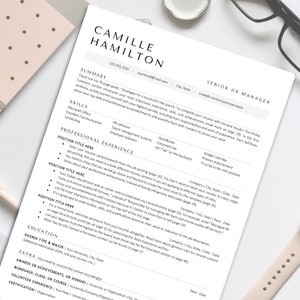 Minimalist ATS Friendly Resume Template for Google Docs & Word Clean Modern ATS Resume for HR Manager, Recruiter Resume, Simple Resume image 10