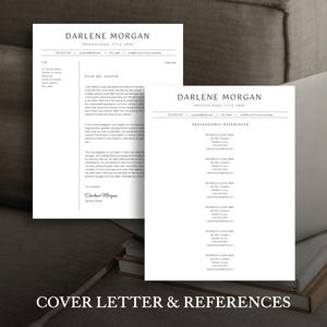 Nowoczesny szablon CV dla kadry kierowniczej: minimalistyczny design (Canva, Word, Dokumenty Google) zdjęcie 6