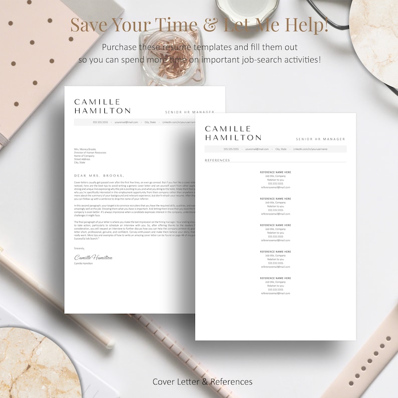 Minimalist ATS Friendly Resume Template for Google Docs & Word Clean Modern ATS Resume for HR Manager, Recruiter Resume, Simple Resume image 6