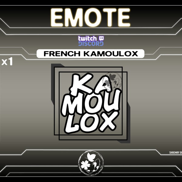 Emote Text Kamoulox French Twitch & Discord