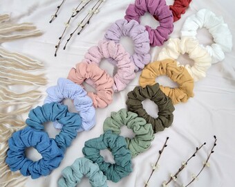 Weiches Scrunchie-Set, Pastellfarbene Scrunchies, Scrunchies in Australien, Mädchen-Accessoires für Teenager, Beste Freundin Geburtstagsgeschenk für Mädchen, süße kleine Geschenkideen