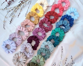 Pastel Scrunchie Set: Soft Hair Accessories, Teen Girl Gift
