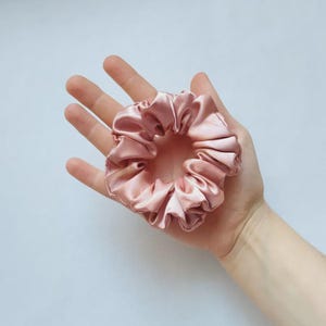 Satin Scrunchies in 56 Colours and 4 Sizes - Handmade Hair Accessories image 6