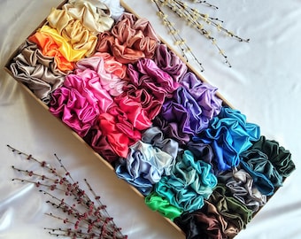 Große Satin Scrunchies, Jumbo Scrunchie, Oversized Scrunchie