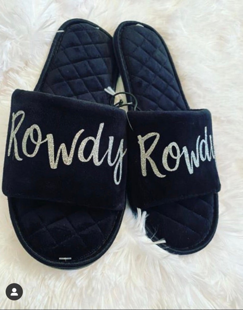 Personalized Slippers Etsy