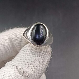 Black Onyx 925 Sterling Silver Gemstone Ring ~ Designer Ring ~ Oval Shape Ring ~ Promise Ring ~ December Birthstone ~ Gift For Her