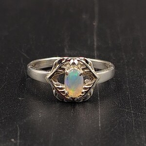 Amazing Opal Ring, 925 Sterling Silver Ring, Handmade Jewelry, Promise Ring, Aurora Opal Ring, Women Ring, Gemstone Ring ,Gift For Her