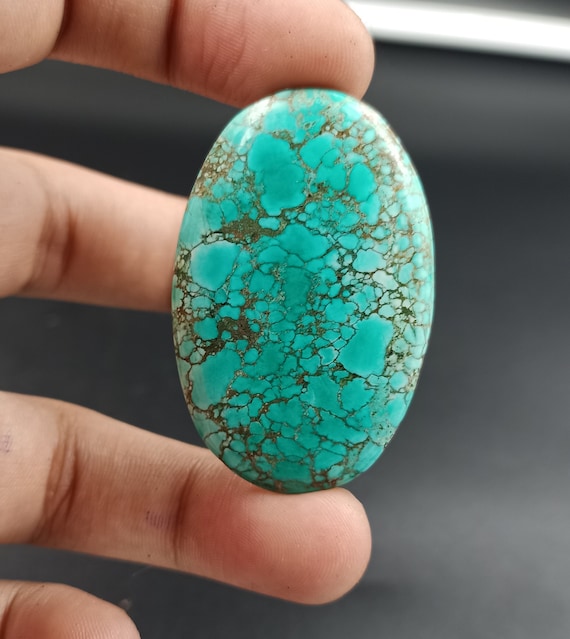 Turquoise Gemstone Natural Tibetan Turquoise Oval Gemstone Healing