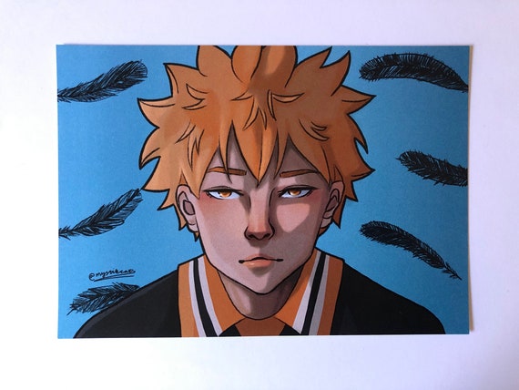 HINATA SHOYO Drawing Illustration Leisure ver. Postcard Haikyu