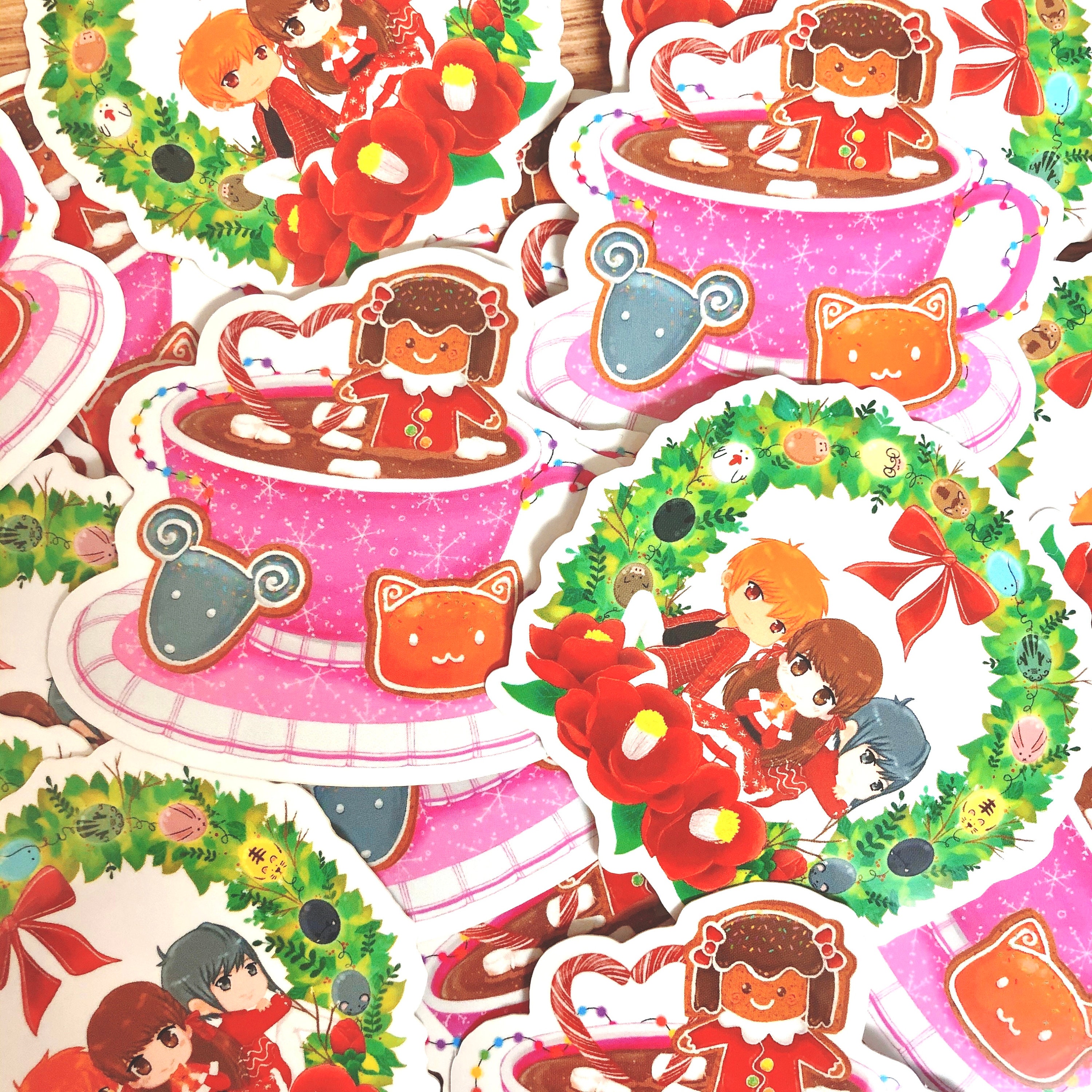 Fruits Basket Christmas Stickers