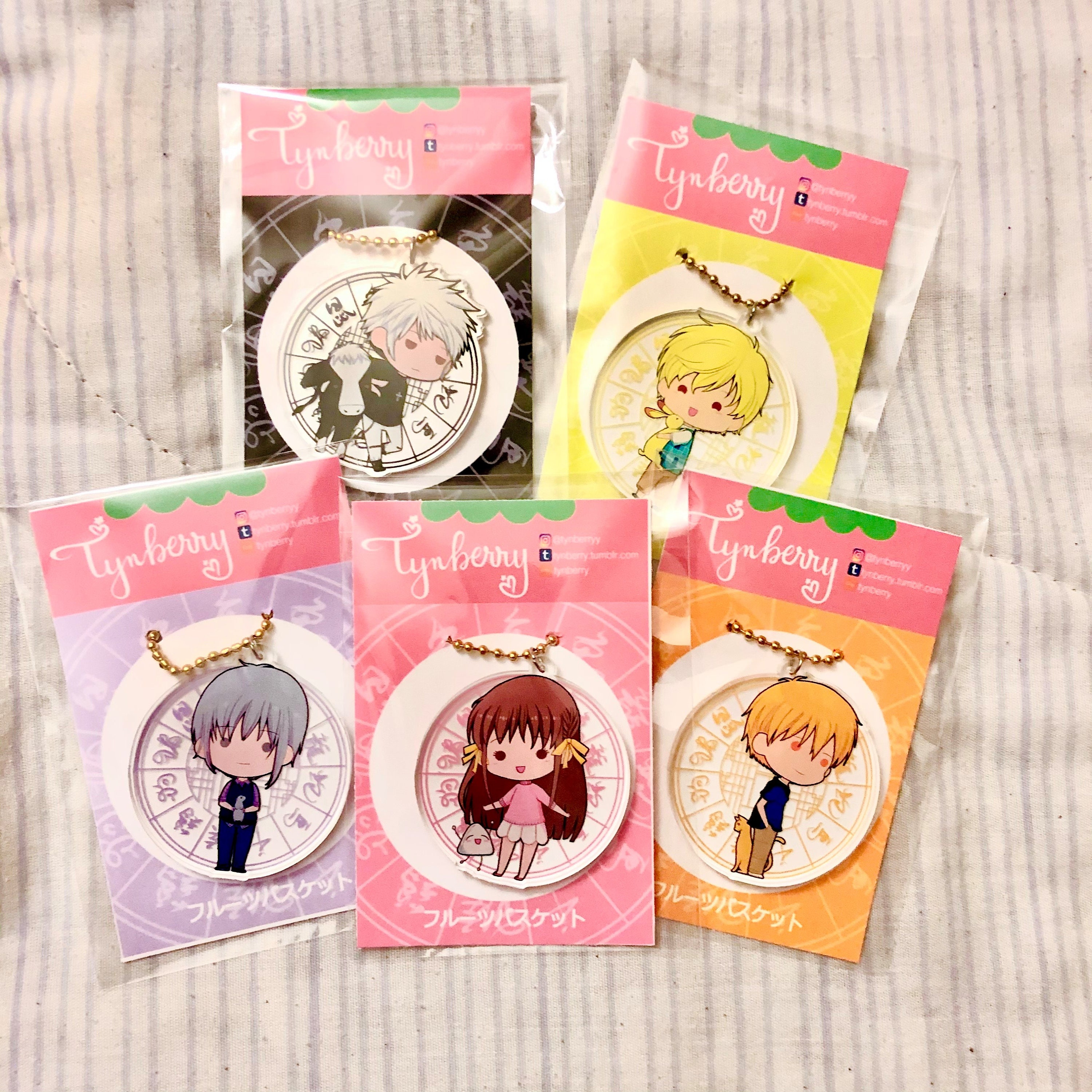 Fruits Basket Acrylic Charm | Etsy