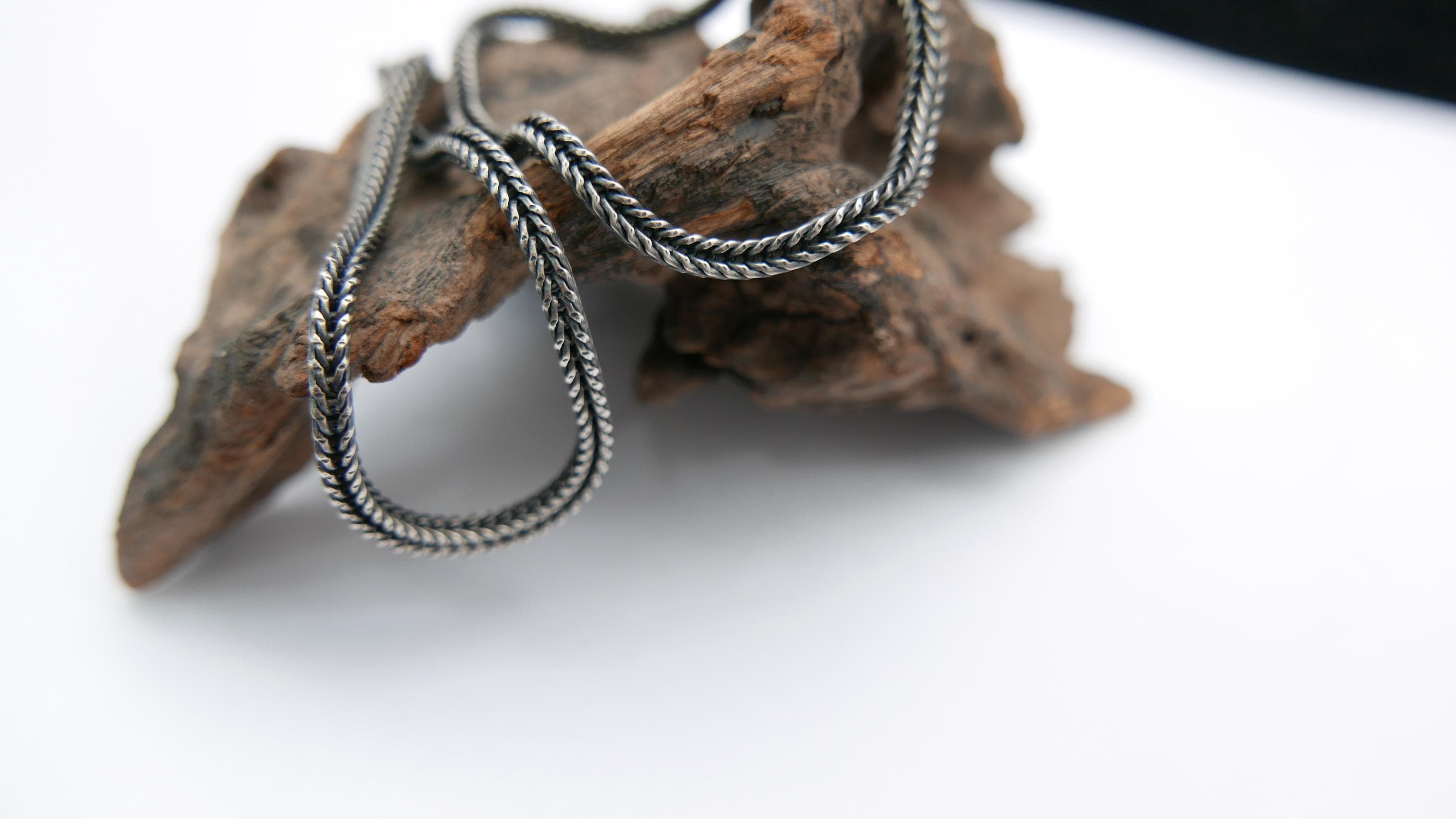 ★FLARE UP★ Braided Handmade Necklace FL730Gray Braided Handmade Necklace (FL-730_Gray) - FLAREUP | 60