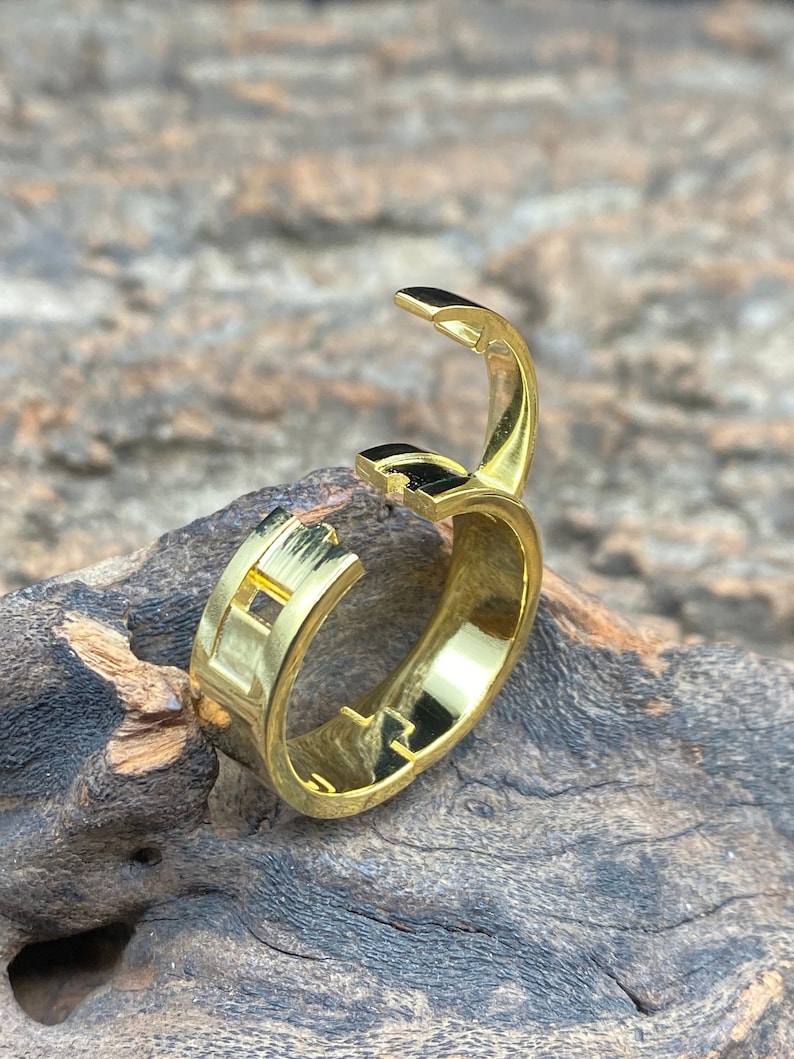 Hinged Ring Big Knuckle Ring Arthritis Ring for Lagre Knuckle Etsy