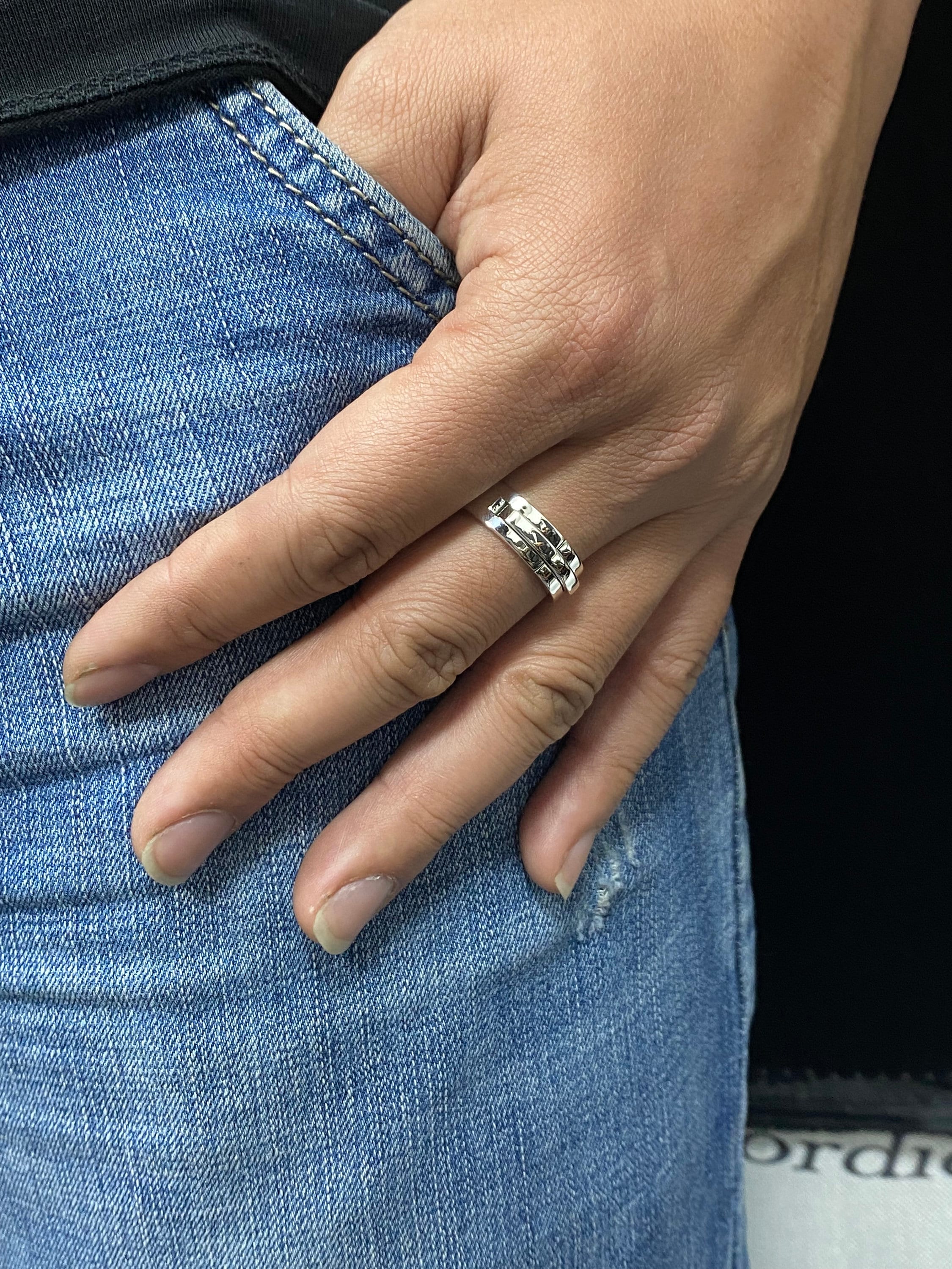 Hinged Ring Big Knuckle Ring Arthritis Ring for Lagre Knuckle Etsy Canada