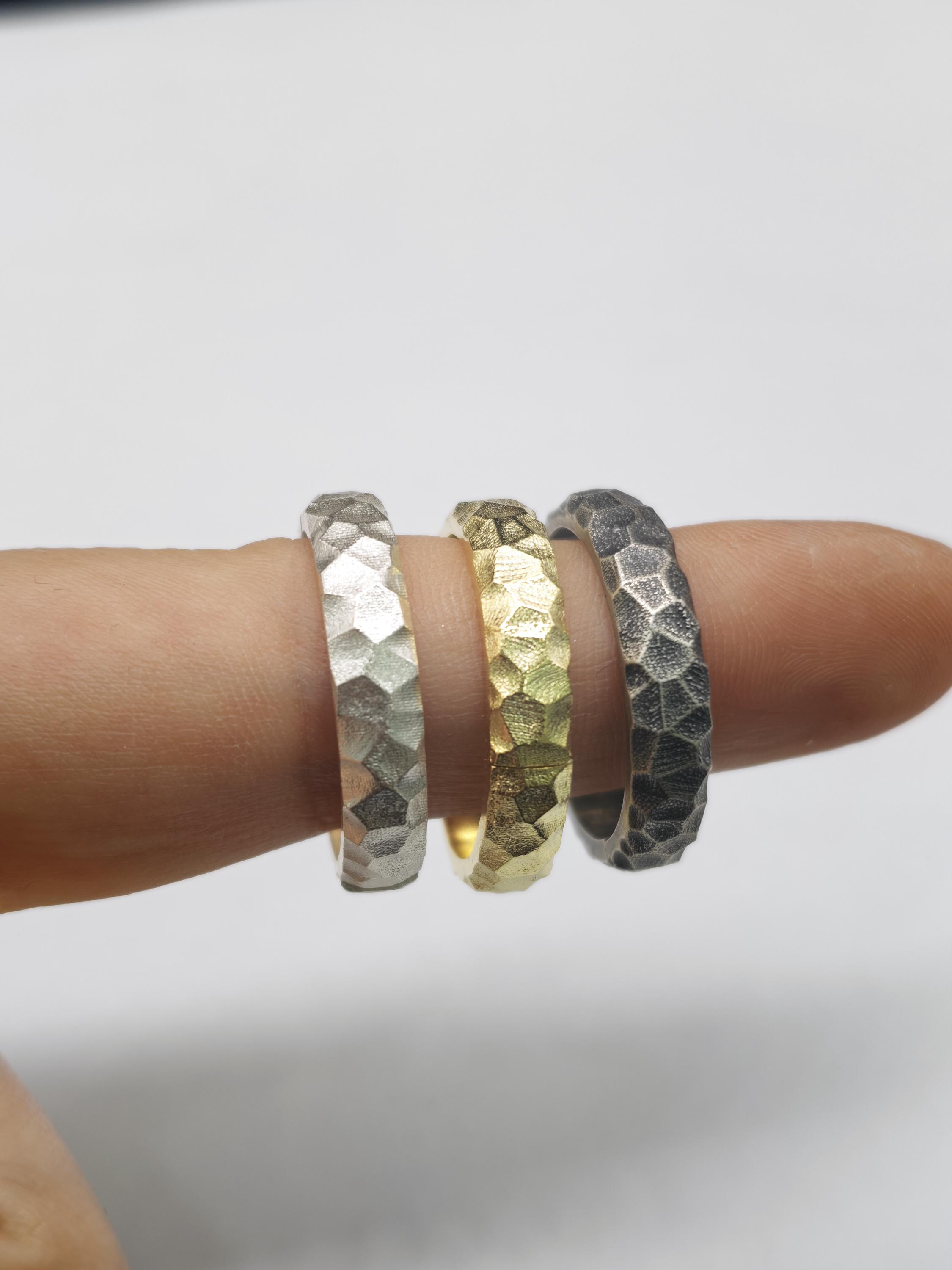 Full Hand Knuckle Rings Hinged Ring Finger Knuckle Ring Fat Knuckle Ring Hinged Ring Hammer ...