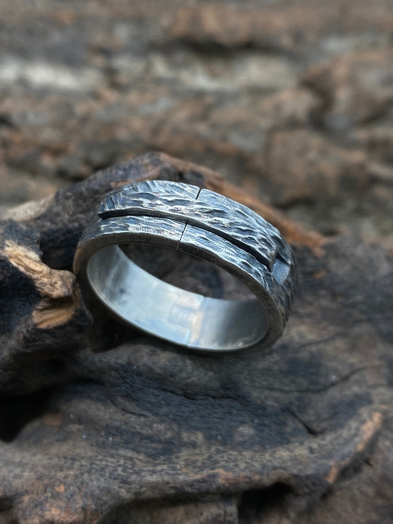 Hinged Ring for Large Knuckles Men's Band Personalized Etsy