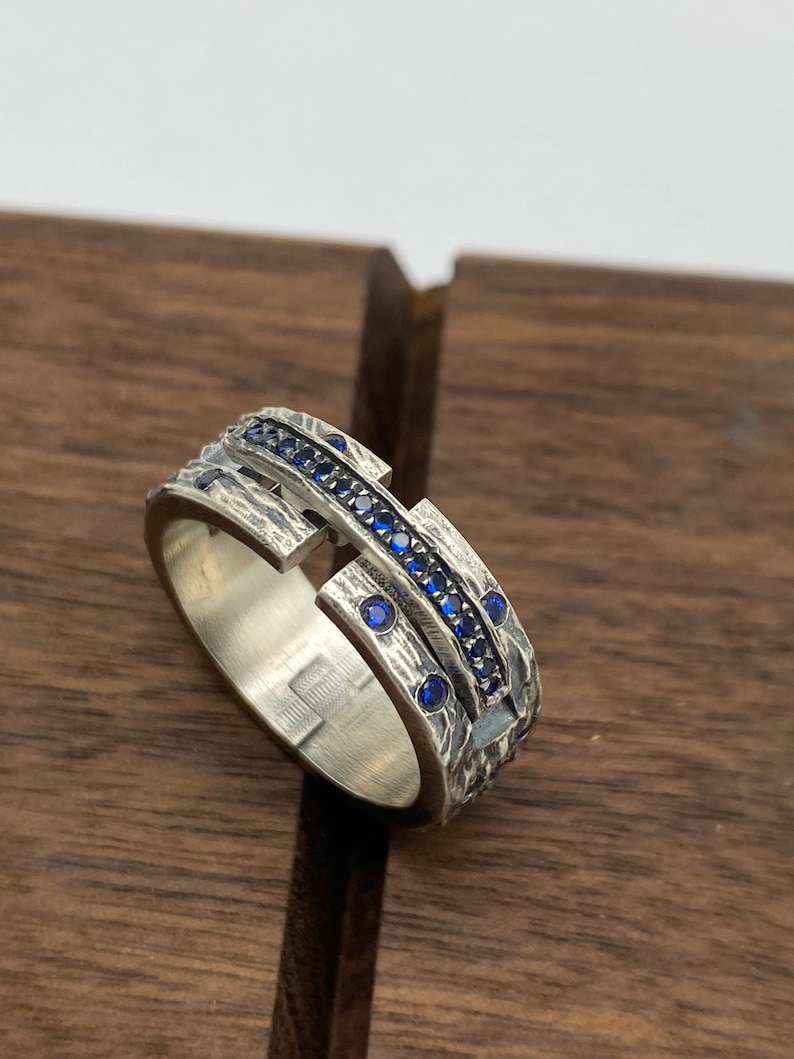 Men's Ring Hinged Ring for Large Knuckles Men's Band Etsy