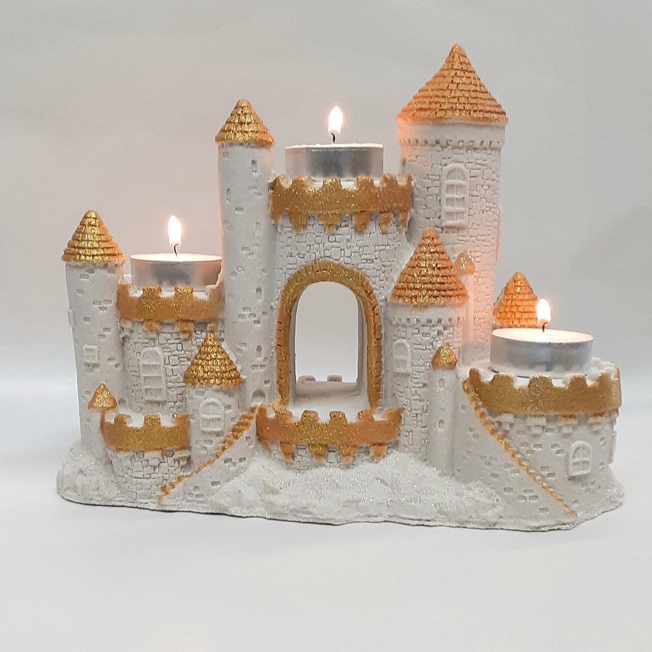 Handmade Sand Castle Candle Holder Etsy