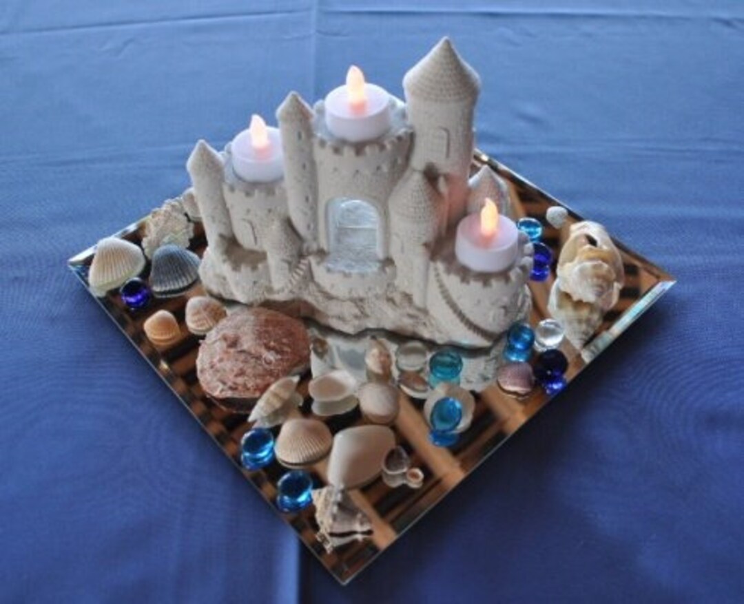 Florida Sandcastle Candle Holder Etsy