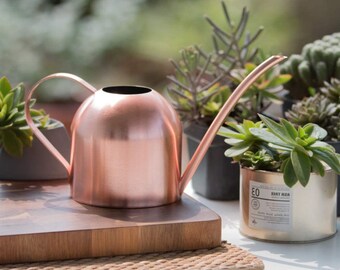 Rose gold watering can | Cute small watering can indoor plants