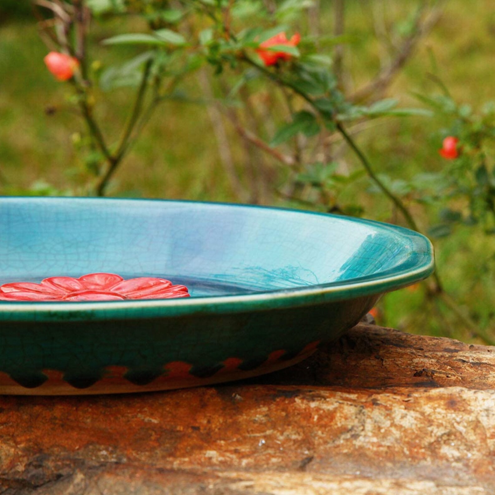 Ceramic Bird Bath Bowl Outdoor 12 Garden Bird Bath Etsy