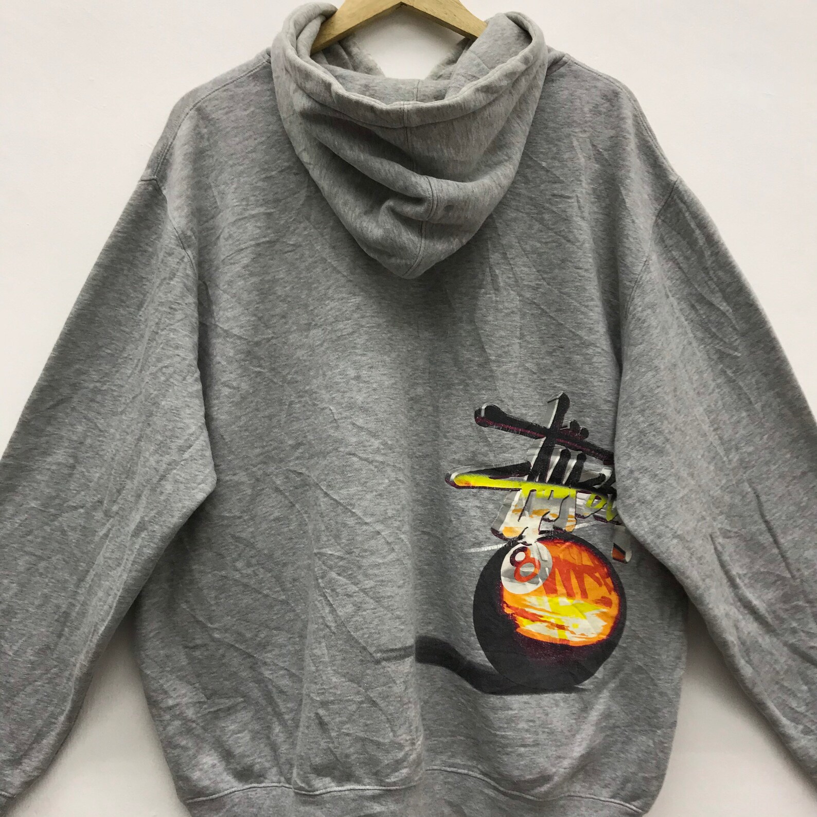 STUSSY 8 Ball Hoodie Pullover Sweater 257 Etsy