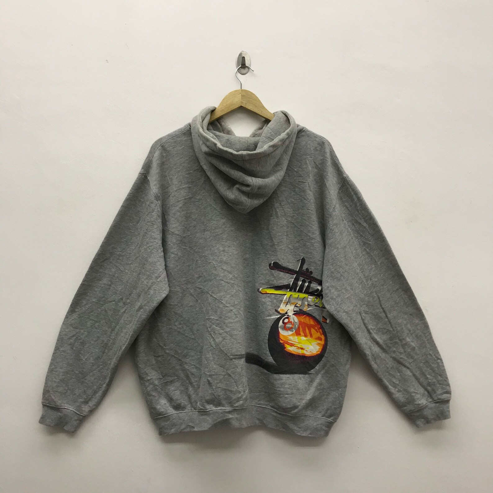 STUSSY 8 Ball Hoodie Pullover Sweater 257 Etsy